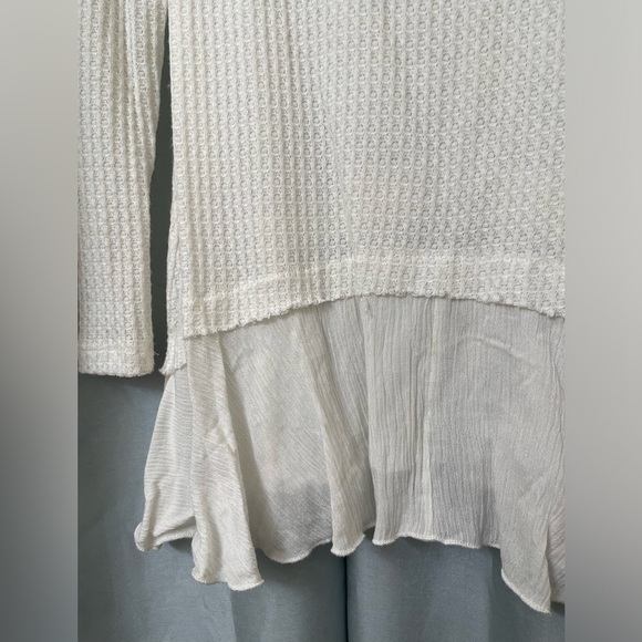 Design lab XS white long sleeve top - Picture 3 of 5